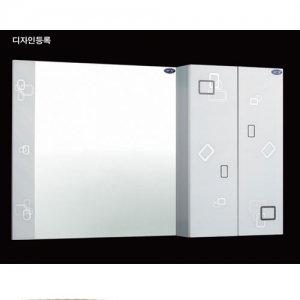 [패턴거울] 800X800 거울/욕실거울,욕실경,화장실거울/국산