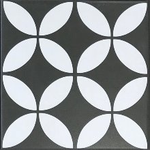 [REP-07 200*200]예쁜 레그노 블랙 검정 패턴 무늬 문양 벽 바닥타일/ 25매 1박스 (약 1m2)